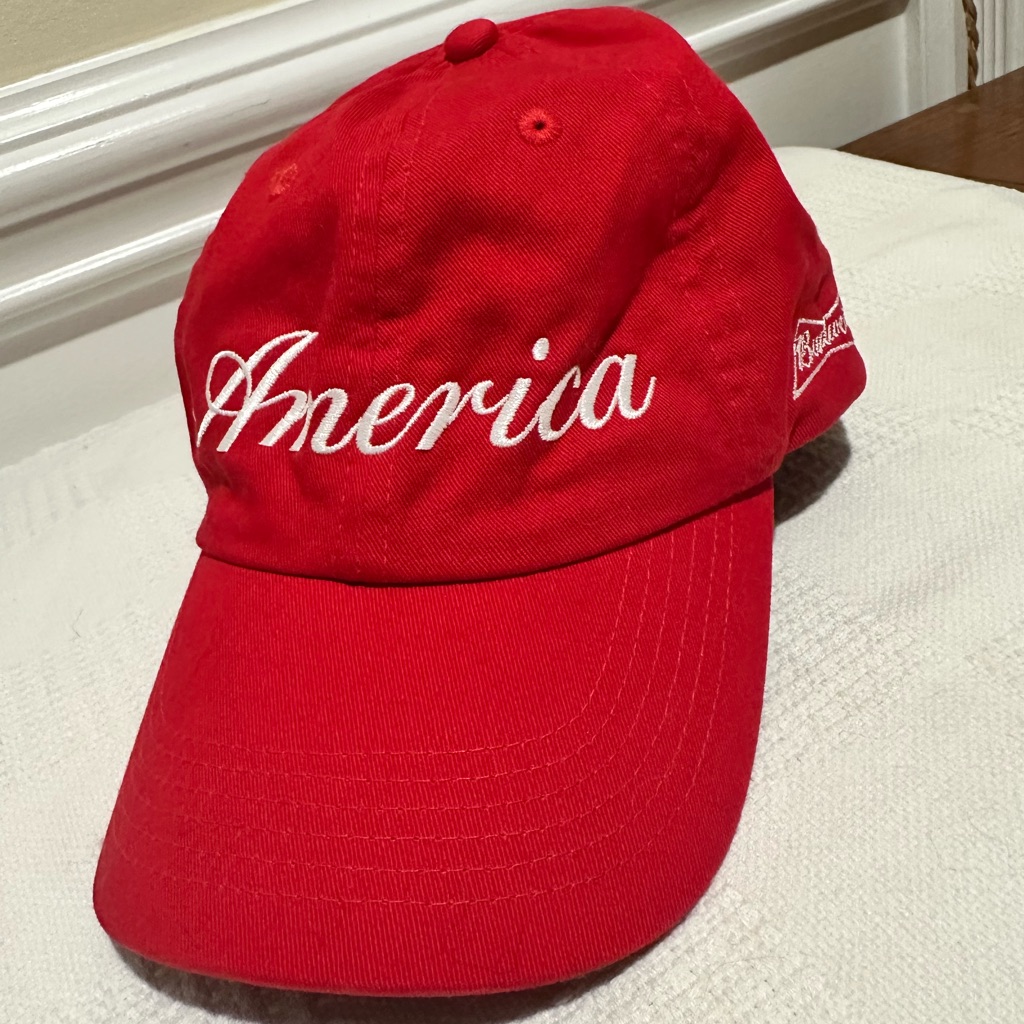 New Authentic Budweiser America Baseball Cap Adjustable 100 Cotton Embroidered New Authentic Budweiser America Baseball Cap Adjustable 100 Cotton Embroidered